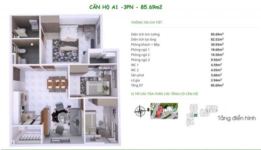Thủ Thiêm Garden - 3Pn - Rẻ Hơn Thị Trường 50 Triệu