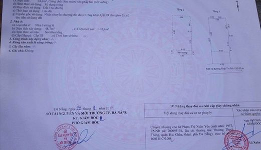 Bán Nhà 2 Tầng Kiệt 53M Thái Thị Bôi Vị Trí Quá Đẹp Cách Đường Chính 60M 