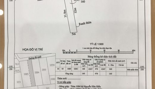 Đất Ngã 3 Mỹ Hạnh Huyện Đức Hòa 160M².