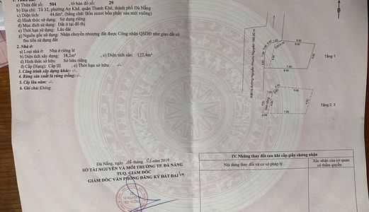 Bán Nhà Kiệt 411 Nguyễn Phước Nguyên Kiệt 3m5 ,Cách Đường Chính 60m Vi Trí Quá Đẹp