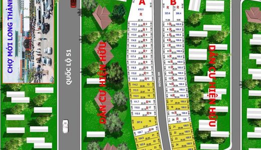 Bán Đất Thổ Cư 100%, Giá 1.4 Tỷ, Dt 100M2, Đối Diện Chợ Mới Long Thành, Ql51, Cách Ql 51 Chỉ 150M