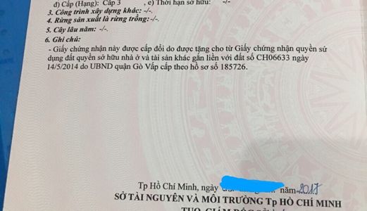 Nhà 1 Trệt 2 Lầu 50m2 Phường 12 Gò Vấp Gần Đường Quang Trung