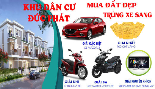 Bán Đất Trung Tâm Bàu Bàng, Bình Dương. Dự Án Đức Phát 3. Đất Nền Giai Đoạn F0.