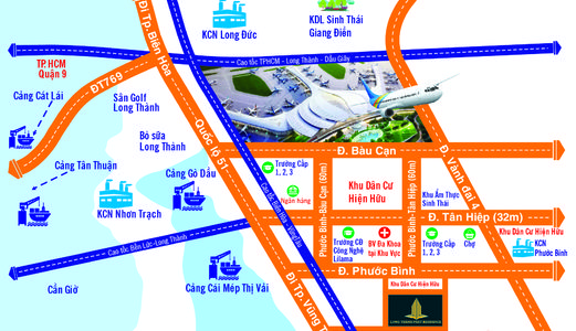Tâm Điểm Đầu Tư Đất Nền Gần Sân Bay Long Thành