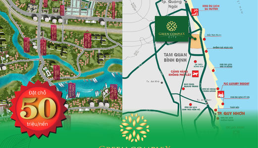 Nhận Đặt Chỗ Giai Đoạn 1 Dự Án Green Complex City - Đất Nền Ven Biển Tại Bình Định