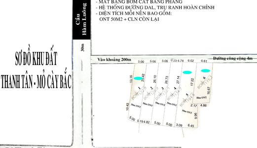 Bán Lô Nền Cách Cầu Hàm Luông 200M Thuộc Xã Thanh Tân, Huyện Mỏ Cày Bắc, Tỉnh Bến Tre