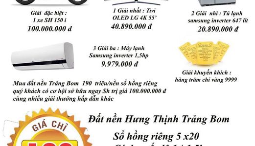 Chỉ Với 200 Triệu Sở Hữu Ngay Lô Đất Tại Trảng Bom, Đồng Nai