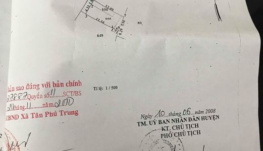 Bán Nhà Đường 101 Ấp Giữa,tân Phú Trung Củ Chi