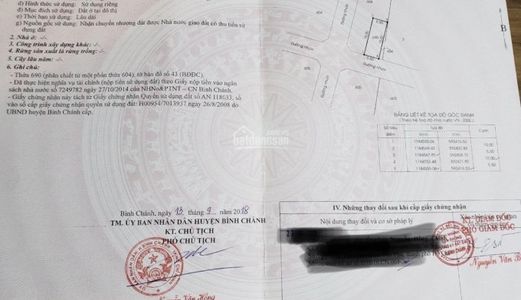 Cần Tiền Bán Gấp Đất Đường Hưng Nhơn, Xã Tân Kiên, Bình Chánh, Sổ hồng riêng, giá 2 Tỷ 5 , diện tích 82,5M2