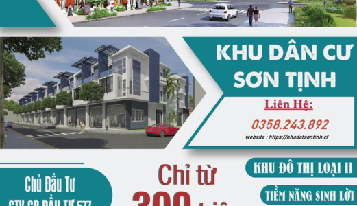 Giữ Nền Khu Dân Cư Sơn Tịnh Chỉ Với 30 Triệu Đồng Từ Chủ Đầu Tư