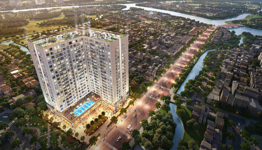 Goldora Plaza Mở Bán Mặt Tiền Lê Văn Lương. 1.7 Tỷ Căn 2 Phòng Ngủ (Gồm Vat). Bàn Giao Hoàn Thiện.