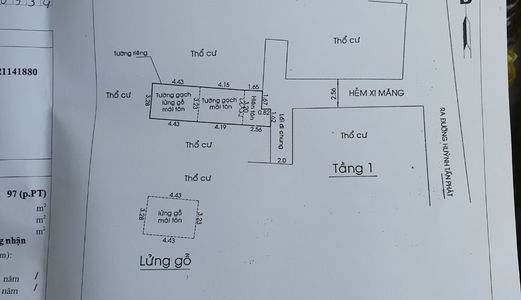 Bán Nhà Shr , Hẻm 1225 Htp .dt 3X11M. Trệt , Lửng . Giá 1 Tỷ 830 Tr .