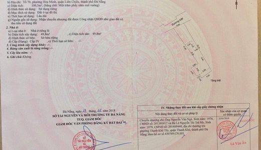 Bán Nhà 2 Tầng Kiêt Ô Tô Kiệt 150 Nguyễn Như Hạnh Vi Trí Quá Đẹp Gần Đường Chính 