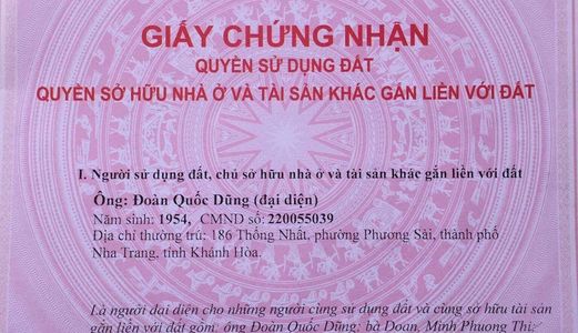 Bán Nhà Mặt Tiền Đường Thống Nhất, Nha Trang
