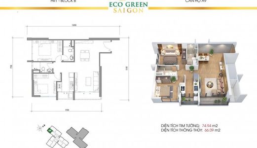 Căn Hộ Eco Green Sai Gon Thanh Toán Chỉ 30% Nhận Nhà, Đã Cất Nóc Ngày 18/8/2019 - Ck Khủng, 0934853508