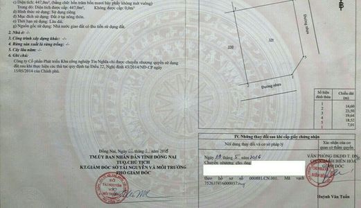 Nhà Đất Hai Mặt Tiền 447M2 