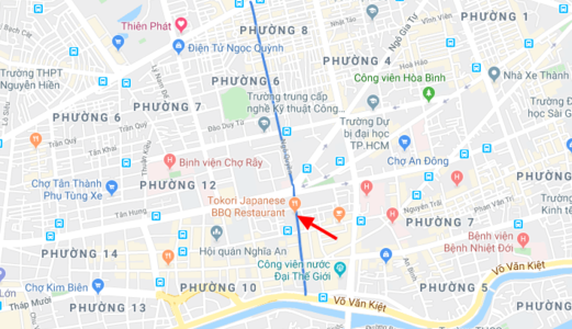 Bán Nhà Mặt Tiền , Đường Ngô Quyền,phường 11,quận 5 ,tp.hcm