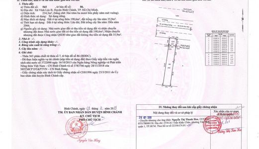 Cần Tiền Bán Gấp Lô Đất Đường Võ Văn Vân, Bình Chánh.1Tỷ3/130M2. Shr Hiếu:0902680537