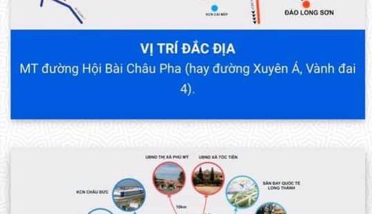 Bán Đất Mặt Tiền Tx.Phú Mỹ - Có Sổ - Thích Hợp Đầu Tư. Lh: 0903164381