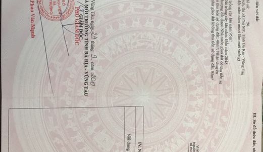 Đất Cách Chợ Hắc Dịch 300M, Phú Mỹ 6,5 Triệu/m2 Sổ Hồng, Thổ Cư