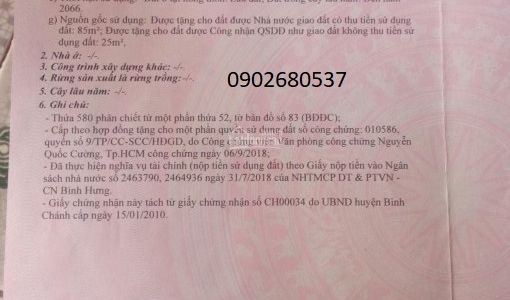 Cần Tiền Bán Gấp Đất Mặt Tiền Đường Võ Văn Vân, Vĩnh Lộc B, Bình Chánh, 1.2Tỷ/nền, Hiếu: 0902680537