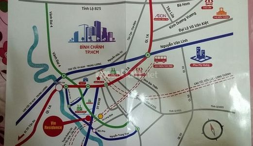 Bán Lô Đất Gần Chợ Long Can Huyện Cần Đước Giá Rẻ