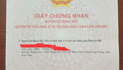 Đáo Hạn Ngân Hàng Cần Tiền Bán Gấp Lô Đất Tại Tt Măng Đen