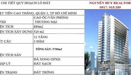 61 Cao Thắng, P2,q3. Dt: 15X59, Gpxd: 3 Hầm+12 Lầu, Giá: 300 Tỷ( Cập Nhật Mới Nhất)