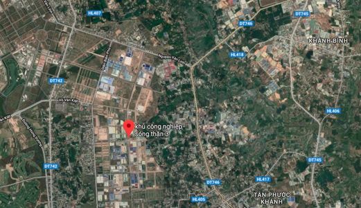 Cho Thuê Xưởng Trong Khu Công nghiệp Sóng Thần 3, Tổng diện tích 17.000 m2, Giá Thuê Xưởng: 4,2 Usd/m2, Văn Phòng: 6Usd/1M2