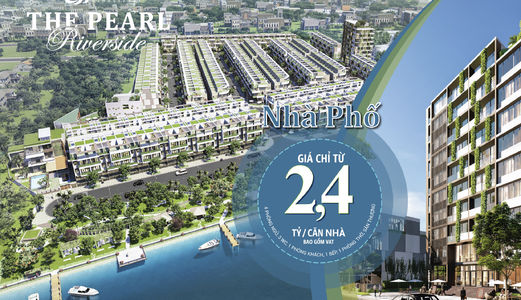 Nhà Phố Sông Vàm Cỏ- Thị Trấn Bến Lức- Chuẩn Singapore- 2,4 Tỷ/căn. Lh: 0932.299.075
