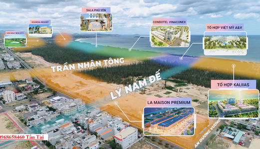 Bán Đất Mặt Tiền Đường Hùng Vương Diện tích 55 Triệu /m2