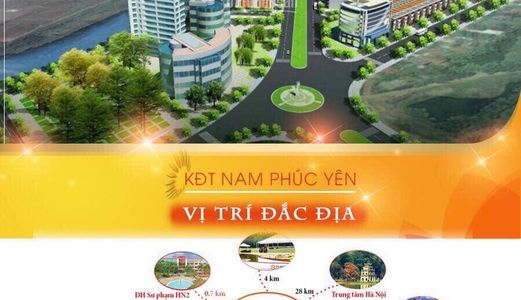 Cần Bán 2 Lô Đất Xuất Ngoại Giao - Khu Đô Thị Nam Phúc Yên