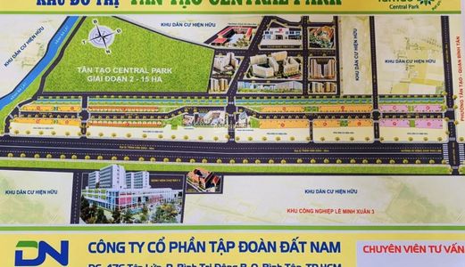 Khu Đô Thị " Tân Tạo Central Park " , Khơi Nguồn An Cư, Đầu Tư Bứt Phá, Siêu Lợi Nhuận 1Ty750/nền