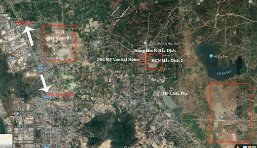 Đất Nền Thị xã Phú Mỹ Sát Vòng Xoay Hắc Dịch 500M, Sổ Hồng Thổ Cư, 7Tr/m2