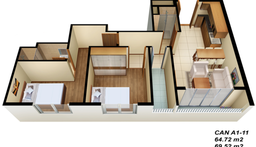 Căn Hộ Trường Chinh – Q12  Giá Rẻ, 2Pn+2Wc 70M2, 570Tr Nhận Nhà, Shr