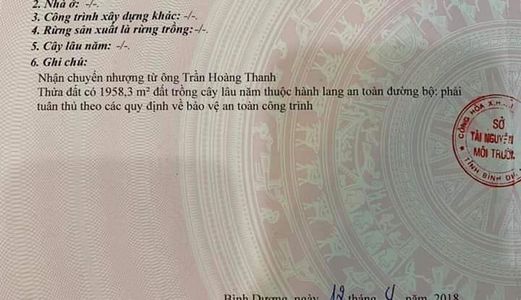 Bán Đất 2 Mặt Tiền Khu Vực Long Nguyên, Bàu Bàng, Diện Tích 38.890M2, Giá 29 Tỷ