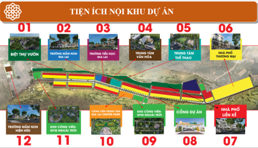 Khu Đô Thị 30 Hecta Giữ Lòng Phố Núi Gia Lai New City- 239 Triệu/nền