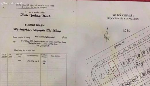 Bán Nhiều Lô Đất Phân Lô Khu Đầu tư Vựng Đâng, Phường Yết Kiêu Vị Trí Đẹp !