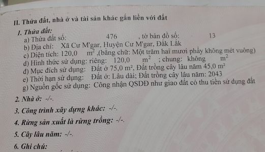 Bán Đất Mặt Tiền Đường Yngong Gần Siêu Thị Coop