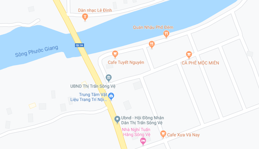 Bán 1 Lô Đất View Sông Thị Trấn Sông Vệ 166M2