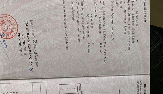 Chính Chủ Bán Nhà Hẻm Thới An 10