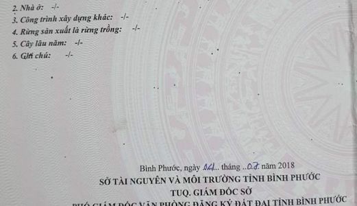 Ông Anh Cần Bán Lô Đất Chơn Thành Bình Phước Dt 5X40 ( Nở Hậu 1M ) Ngay Khu Công Nghiệp