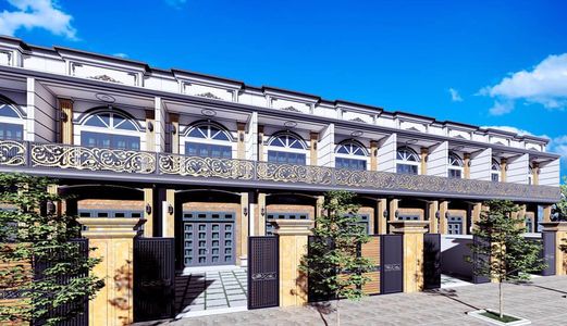 Nhà Phố 1 Trệt 1 Lầu Thiết Kế Châu Âu