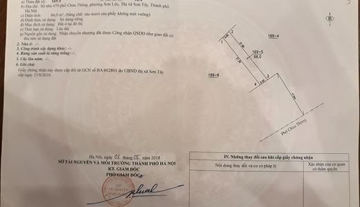 Bán Nhà Mặt Phố Chùa Thông, Tx Sơn Tây (Số 479) Dt: 66M2; Giá 2,9 Tỷ. Lh: 0396.196.136