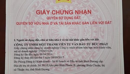 Bán Đất Ngay Trung Tâm Hành Chính Bầu Bàng.sổ Sẵng