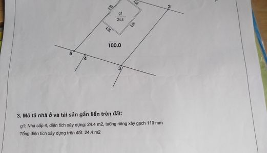 Chính Chủ Cần Bán Mảnh Đất Giãn Dân 100M2