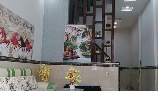 Bán Nhà Một Lầu Chợ Hưng Long Bình Chánh 590 Triệu 100%