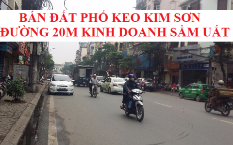Bán Đất Phố Keo, Kim Sơn, Hà Nội - Tặng Nhà Mặt Phố Đẹp