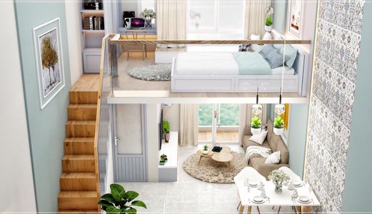 Khu Nhà Ở Dịch Vụ 55M2 Full Nội Thất 