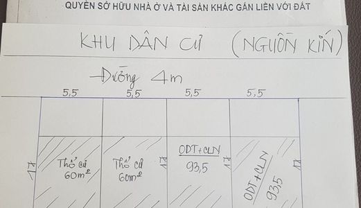 Chỉ Cần 500 Triệu Sở Hữu Ngay Lô Đất 5.5X17M Trung Tâm Thủ Dầu Một 